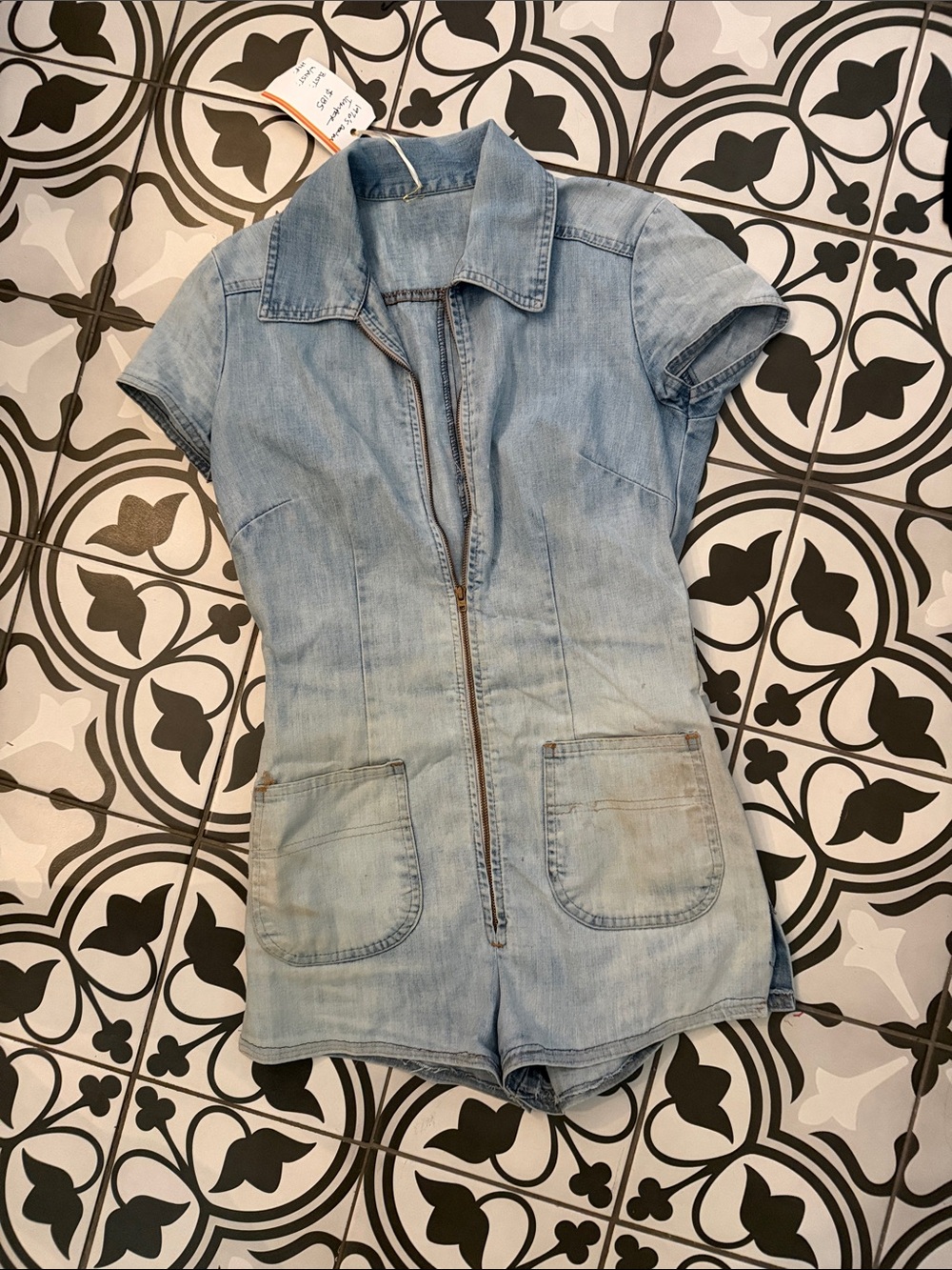 Vintage 1970’s Denim Romper